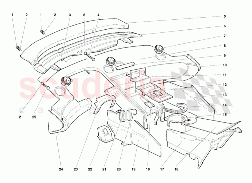 Part Diagram for Lamborghini 009914113