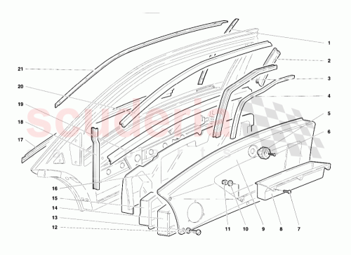 Part Diagram for Lamborghini 009421617