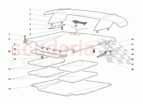 Part Diagram for Lamborghini 009955410