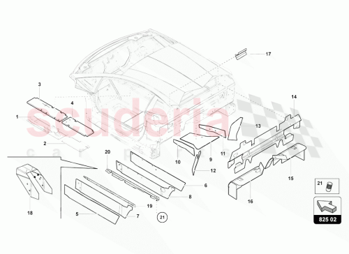 Part Diagram for Lamborghini 470825288D