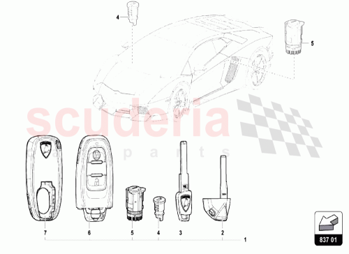 Part Diagram for Lamborghini 472898374BTKE