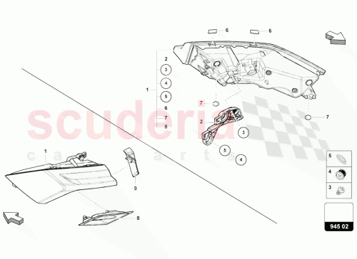 Part Diagram for Lamborghini 4ML945102