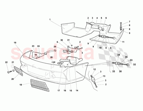 Part Diagram for Lamborghini N10430103
