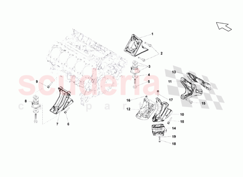 Part Diagram for Lamborghini 07L199307C