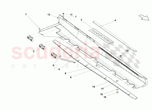 Part Diagram for Lamborghini N10570801