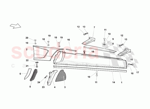 Part Diagram for Lamborghini N01152427