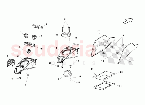 Part Diagram for Lamborghini 400863285