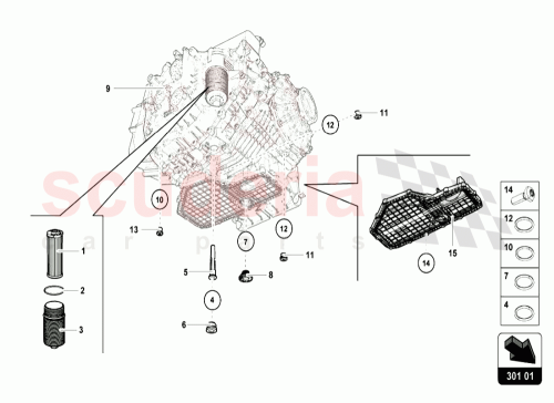 Part Diagram for Lamborghini 0BH921363