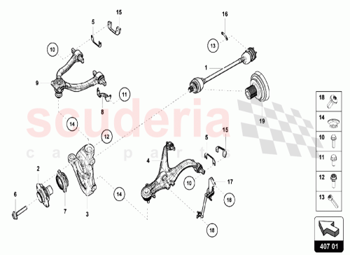 Part Diagram for Lamborghini N91108201