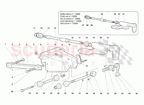 Part Diagram for Lamborghini 004338286