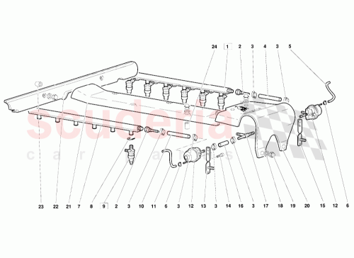 Part Diagram for Lamborghini 001632588