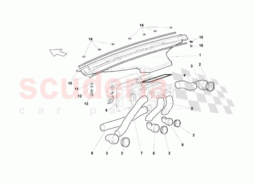 Part Diagram for Lamborghini 410819196A