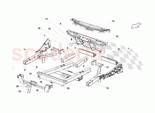 Part Diagram for Lamborghini 400805378A