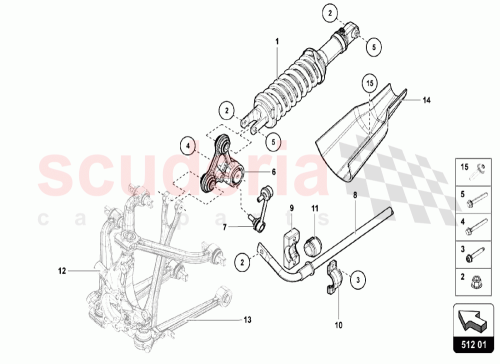 Part Diagram for Lamborghini 470512019AF