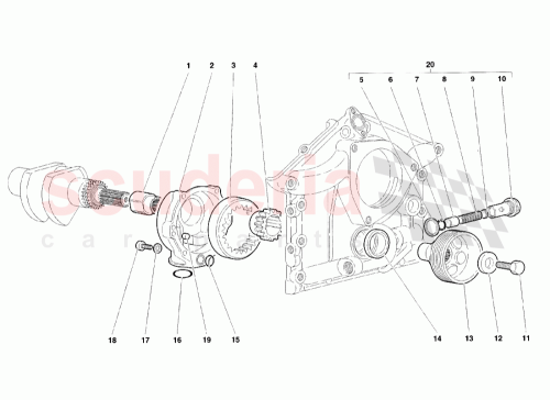 Part Diagram for Lamborghini 001433466