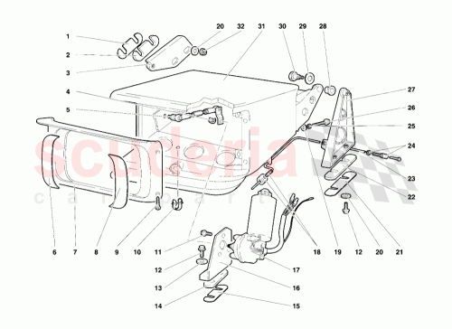 Part Diagram for Lamborghini 008400620