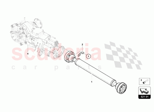 Part Diagram for Lamborghini 470521101A