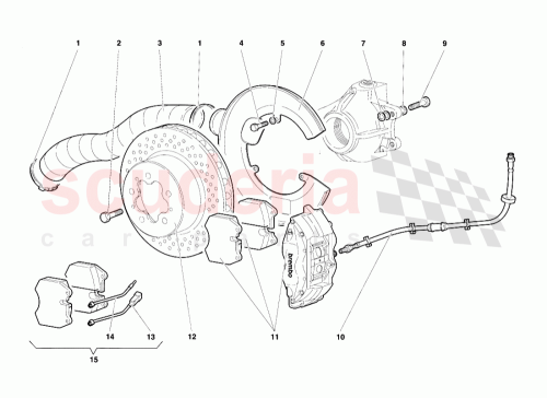 Part Diagram for Lamborghini 003136085