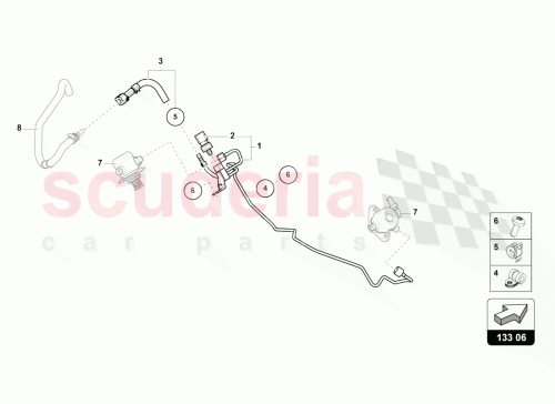 Part Diagram for Lamborghini 06M133986S