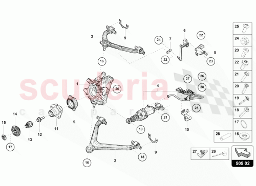 Part Diagram for Lamborghini 4T0941287B