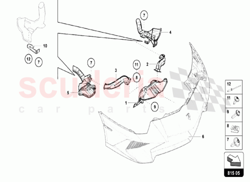 Part Diagram for Lamborghini 470805342B