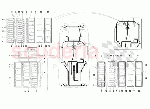 Part Diagram for Lamborghini 006038008