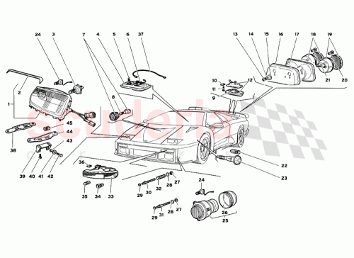 Part Diagram for Lamborghini 0076004577