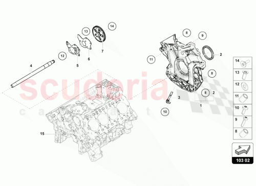 Part Diagram for Lamborghini 057906433B