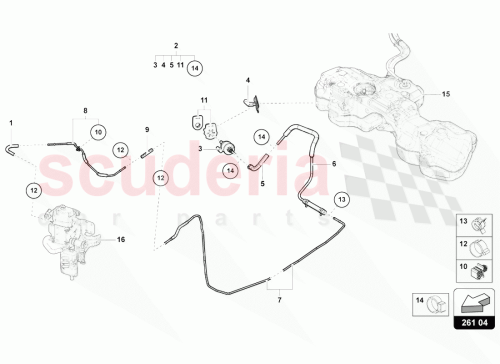 Part Diagram for Lamborghini 4M0963303B