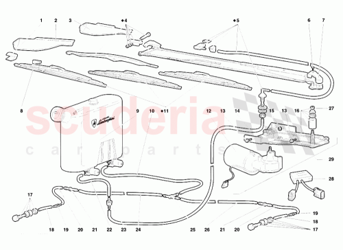 Part Diagram for Lamborghini 009920002