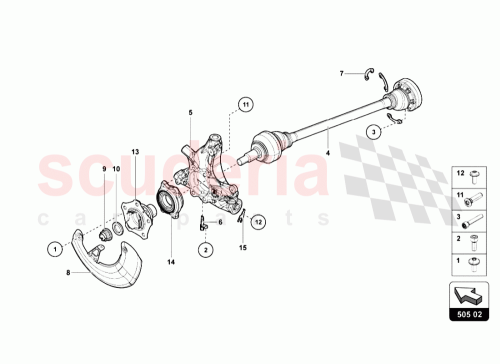 Part Diagram for Lamborghini 470505433D