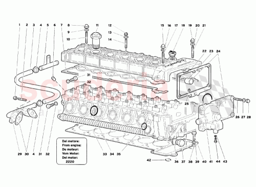 Part Diagram for Lamborghini 0011006399