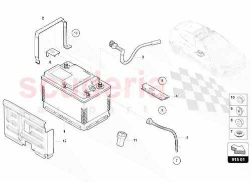 Part Diagram for Lamborghini 9Y0971235