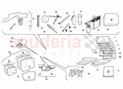 Part Diagram for Lamborghini 400862963B