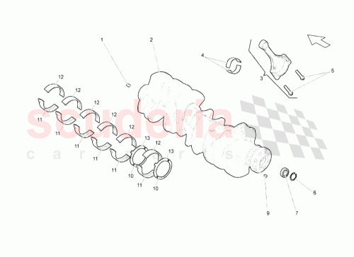 Part Diagram for Lamborghini 07L105401B