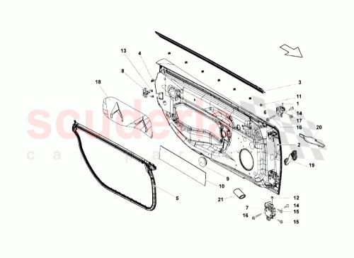 Part Diagram for Lamborghini 8E0971841E