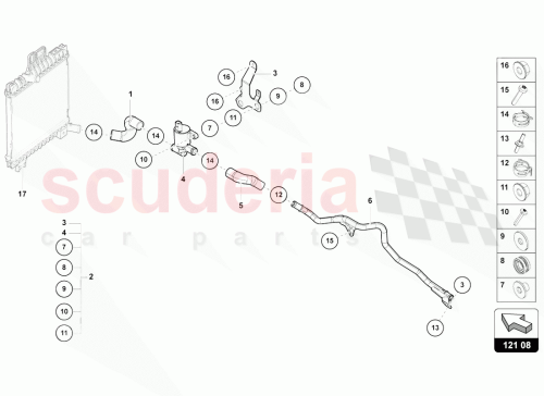Part Diagram for Lamborghini 4G0121277B