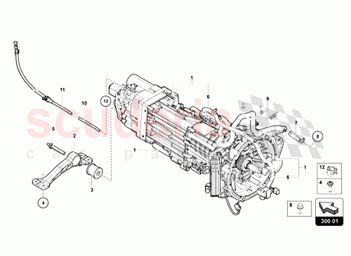 Part Diagram for Lamborghini 470199323A