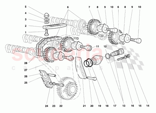 Part Diagram for Lamborghini 001233314