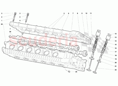 Part Diagram for Lamborghini 001229717