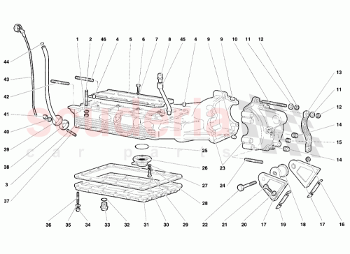 Part Diagram for Lamborghini 001831138