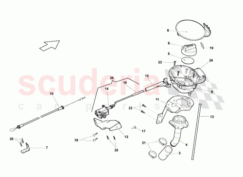 Part Diagram for Lamborghini 408201137A