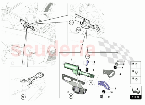 Part Diagram for Lamborghini 470813354A