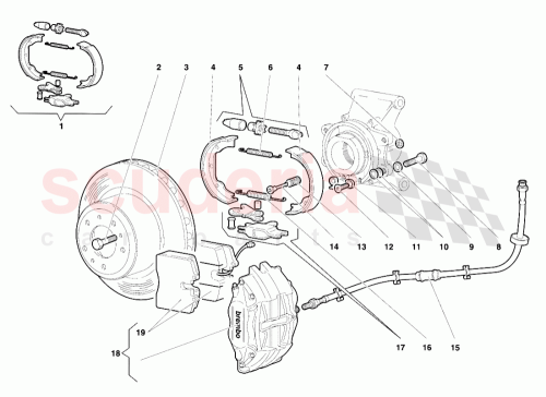 Part Diagram for Lamborghini 003334931