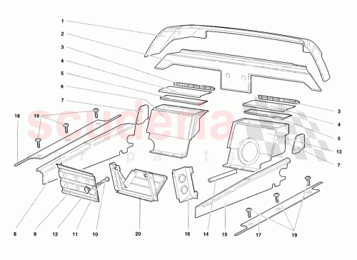 Part Diagram for Lamborghini 009458383