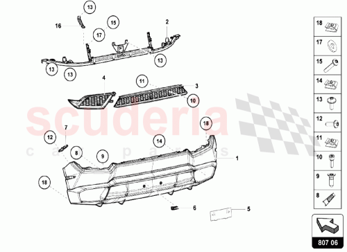 Part Diagram for Lamborghini N0115478