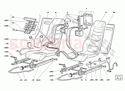 Part Diagram for Lamborghini 009435331