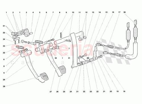 Part Diagram for Lamborghini 004236013