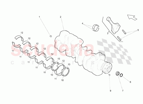 Part Diagram for Lamborghini 07L105019C