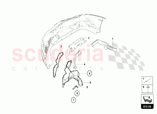 Part Diagram for Lamborghini 470805825B